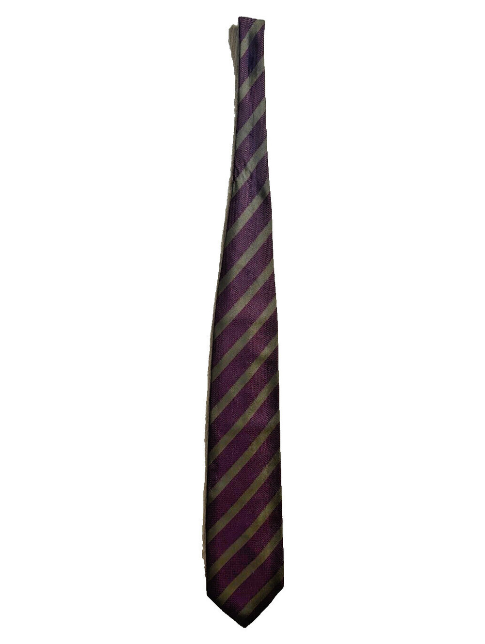 Calvin Klein Red Beige Stripes Tie